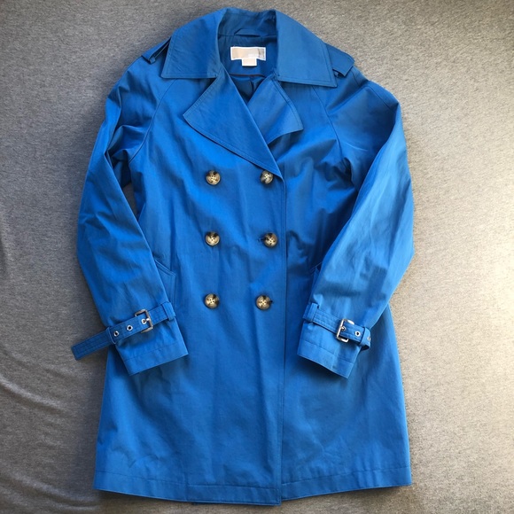Michael Kors Jackets & Blazers - Michael Kors Light Blue Peacoat